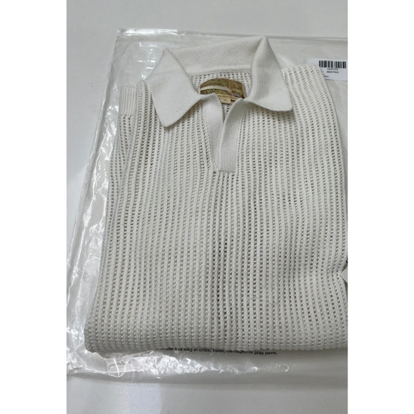 Aime Leon Dore / ALD Mesh Knit Polo Coconut S/S 22